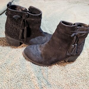 Black Suede Ankle Boots
